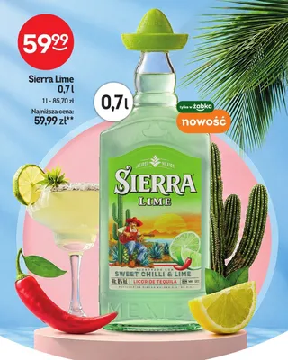 Likier Sierra Lime promocja w Żabka