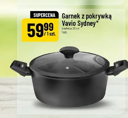 Garnek z pokrywką Vavio Sydney 20 cm promocja w POLOmarket
