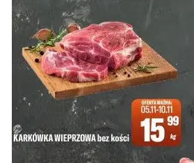 Karkówka wieprzowa bez kości promocja w Tomi Markt