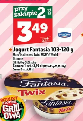 Jogurt Fantasia promocja w TOPAZ