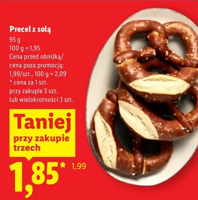 Precel z solą promocja w Lidl