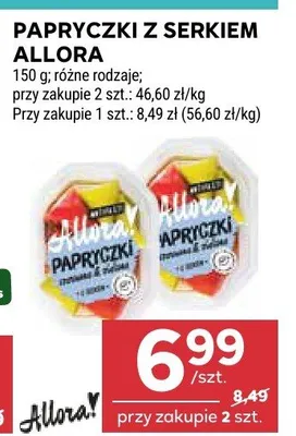 Papryczki z serkiem promocja w Stokrotka