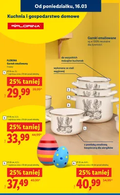 Garnek emaliowany 16cm, 2l Florina promocja