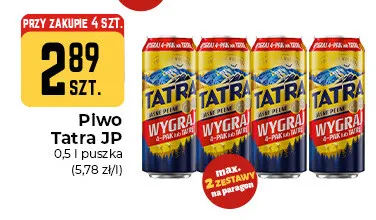 Piwo Tatra promocja w Społem Częstochowa