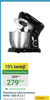 Robot kuchenny MPM 1400W promocja w ERLI