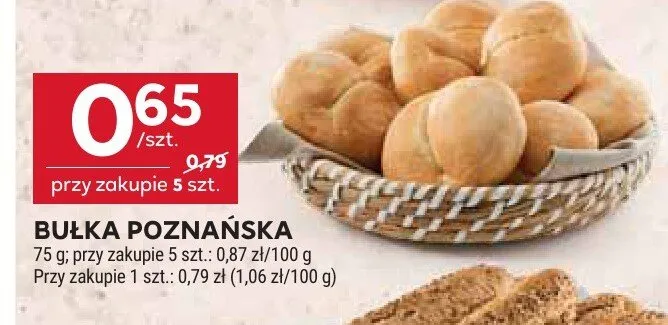 Bułka poznańska promocja w Stokrotka