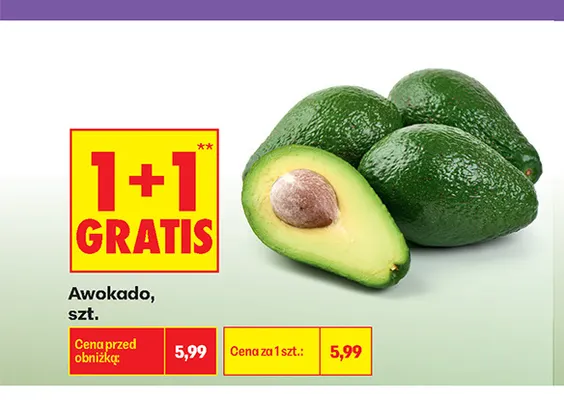 Awokado promocja w Biedronka