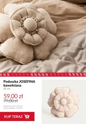 Poduszka bawełniana JOSEFINA 45 cm promocja w Homla