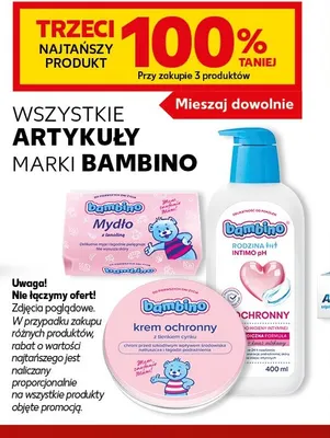 Krem ochronny z tlenkiem cynku Bambino promocja w Kaufland