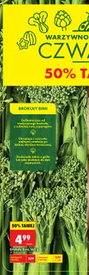 Brokuły Bimi promocja w Biedronka