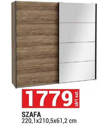 Szafa 220,1x210,5x61,2cm promocja w Merkury Market