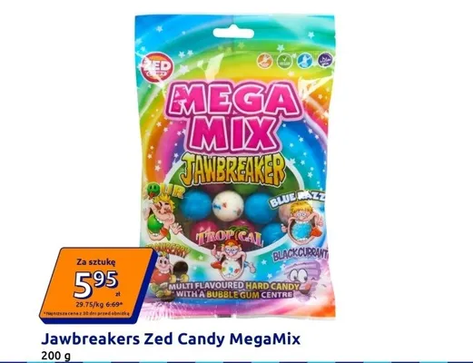 Cukierki Jawbreakers Zed Candy MegaMix promocja w Action