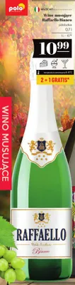 Wino musujące Raffaello Bianco półsłodkie promocja w POLOmarket