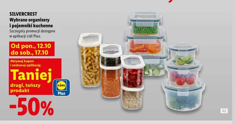 Organizery i pojemniki kuchenne Silvercrest promocja w Lidl