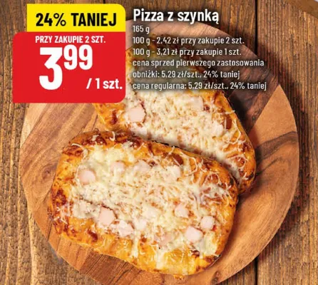 Pizza z szynką promocja w POLOmarket