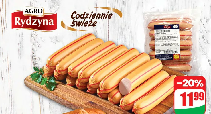 Parówki śląskie promocja w Dino