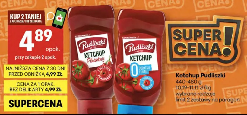 Ketchup pikantny promocja w Delikatesy Centrum