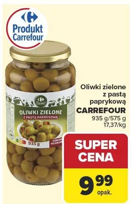 Oliwki zielone z pastą paprykową Carrefour Classic promocja w Carrefour
