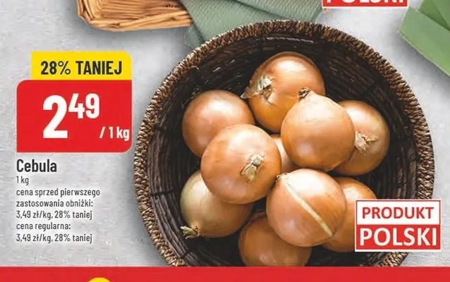 Cebula promocja w POLOmarket
