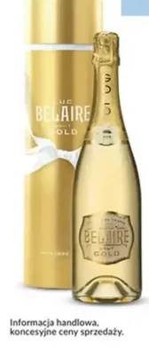 Wino musujące Luc Belaire Gold Brut białe wytrawne w tubie promocja w Makro