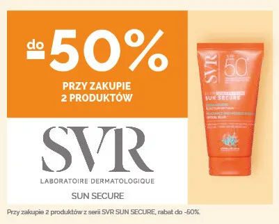 Preparat do opalania SVR Sun Secure promocja w Ziko Dermo