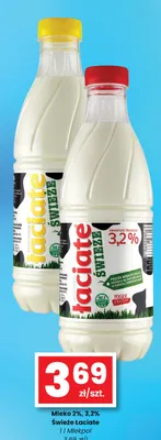 Mleko Świeże Łaciate promocja w emma MARKET