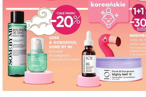 Kosmetyki do pielęgnacji i oczyszczania twarzy Geek & Gorgeous, Some By Mi promocja w Super-Pharm
