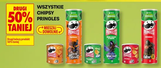 Wszystkie chipsy Pringles promocja w Biedronka