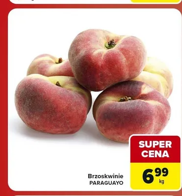 Brzoskwinie Paraguayo promocja w Carrefour Market