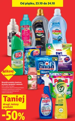 Mleczko czyszczące Cream Lemon Cleanboost Cif promocja w Lidl
