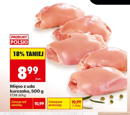 Mięso z uda kurczaka promocja w Biedronka