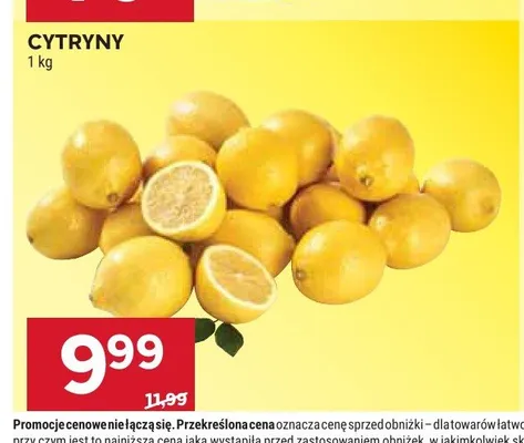 Cytryny promocja w Stokrotka