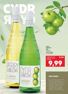Cydr Lubelski promocja w Kaufland