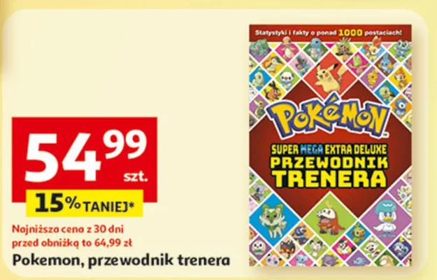 Pokemon, przewodnik trenera promocja w Auchan
