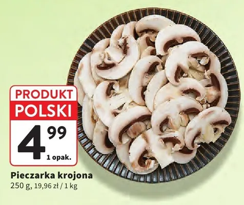 Pieczarka krojonа promocja w Intermarche