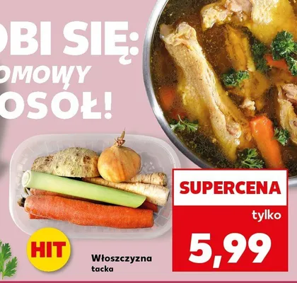 Włoszczyzna tacka promocja w Kaufland