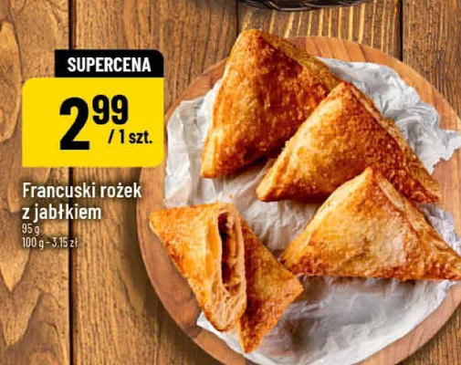 Francuski rożek z jabłkiem promocja w POLOmarket