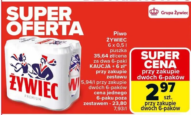 Piwo Premium promocja w Carrefour Market