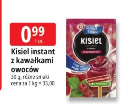 Kisiel instant z kawałkami owoców Tablets Blanc promocja w Leclerc