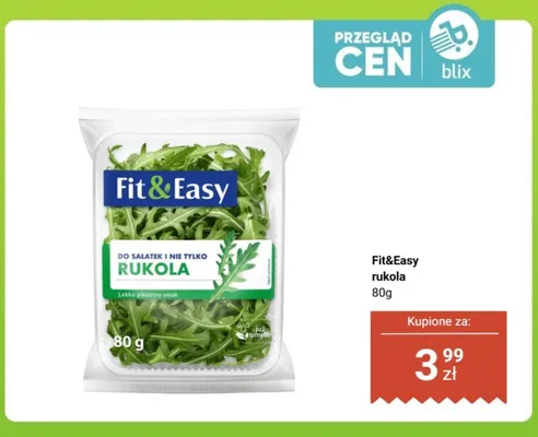 Rukola Fit&Easy promocja w Dino