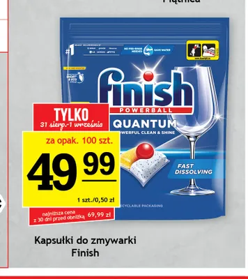 Kapsułki do zmywarki Finish promocja w Gram Market