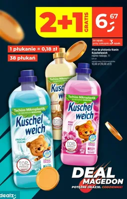 Płyn do płukania tkanin promocja w Dealz