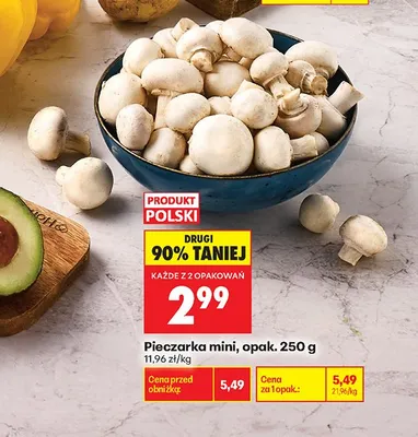 Pieczarka mini promocja w Biedronka