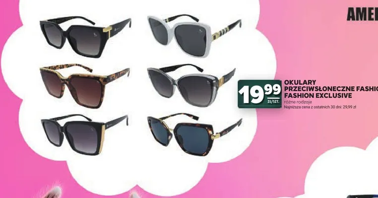Okulary przeciwsłoneczne Fashion Fashion Exclusive Stokrotka promocja w Stokrotka