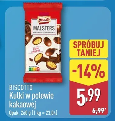 Kulki w polewie kakaowej promocja w Aldi