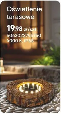 Oświetlenie tarasowe promocja w Castorama