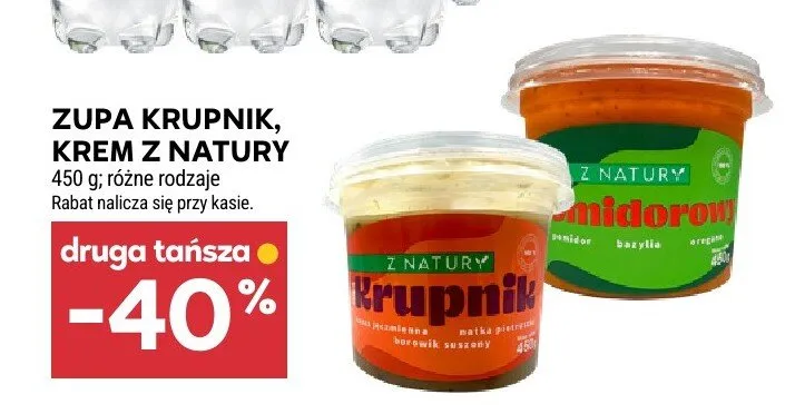 Krem z natury promocja w Stokrotka