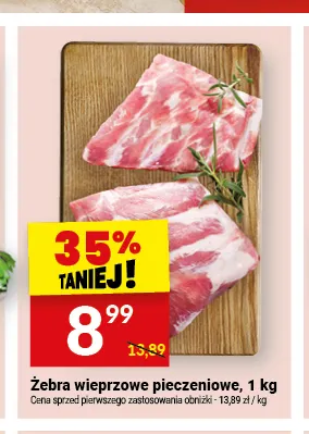 Żebra wieprzowe pieczeniowe promocja w Twój Market