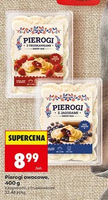 Pierogi z truskawkami Domowy Smak promocja w Biedronka