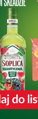 Likier Soplica Egzotyczna Smoczy Owoc Melon promocja w Biedronka